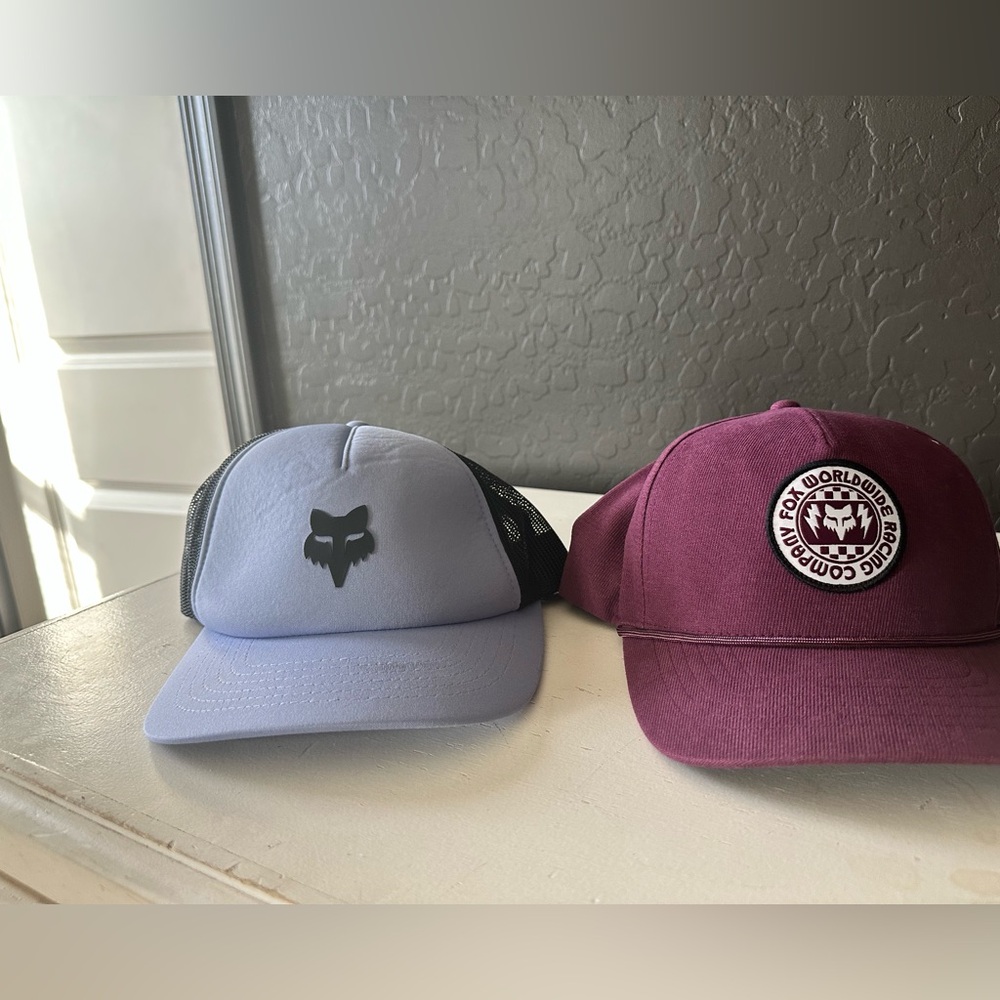 Fox Women’s Lavender and Maroon Caps